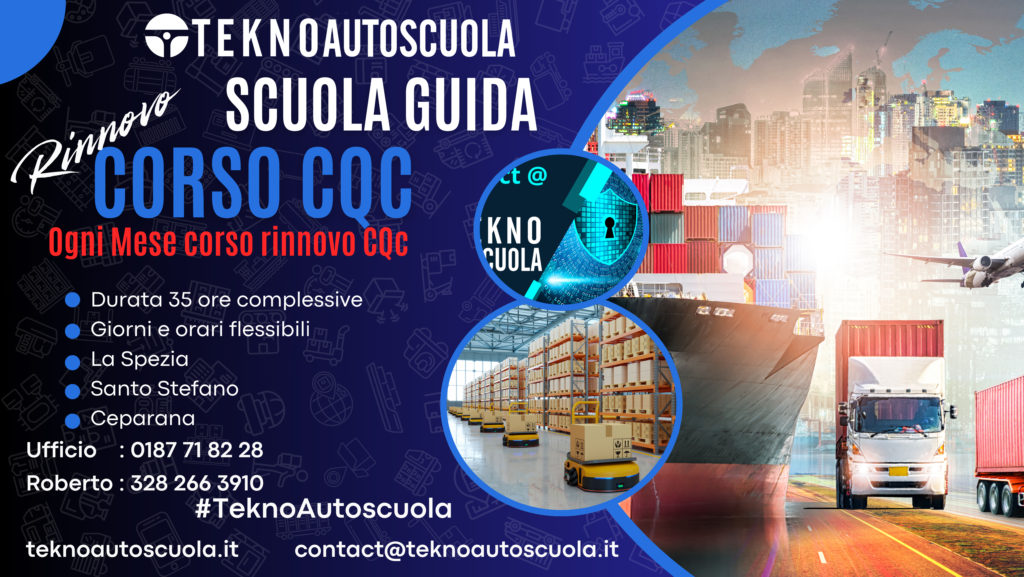 Corso di Rinnovo CQC a La Spezia Scuola guida Tekno Autoscuola